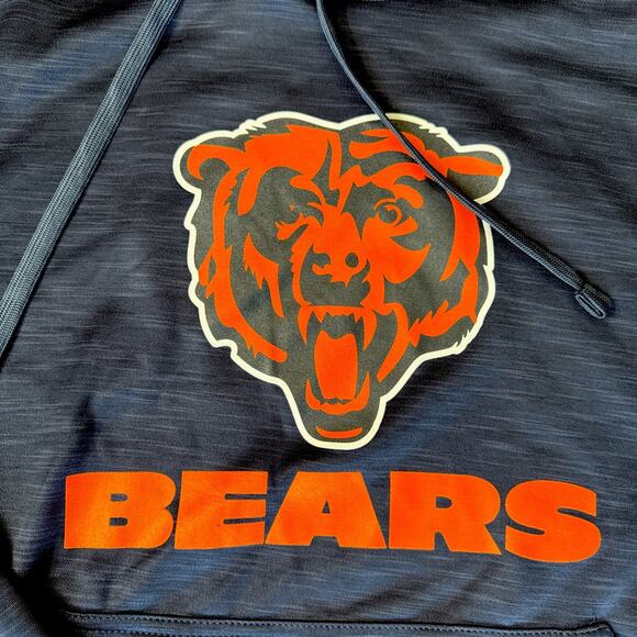 New Era Chicago Bears NFL Men's Stadium Logo Performance‎ Hoodie, Navy Med. NWT - Picture 2 of 6